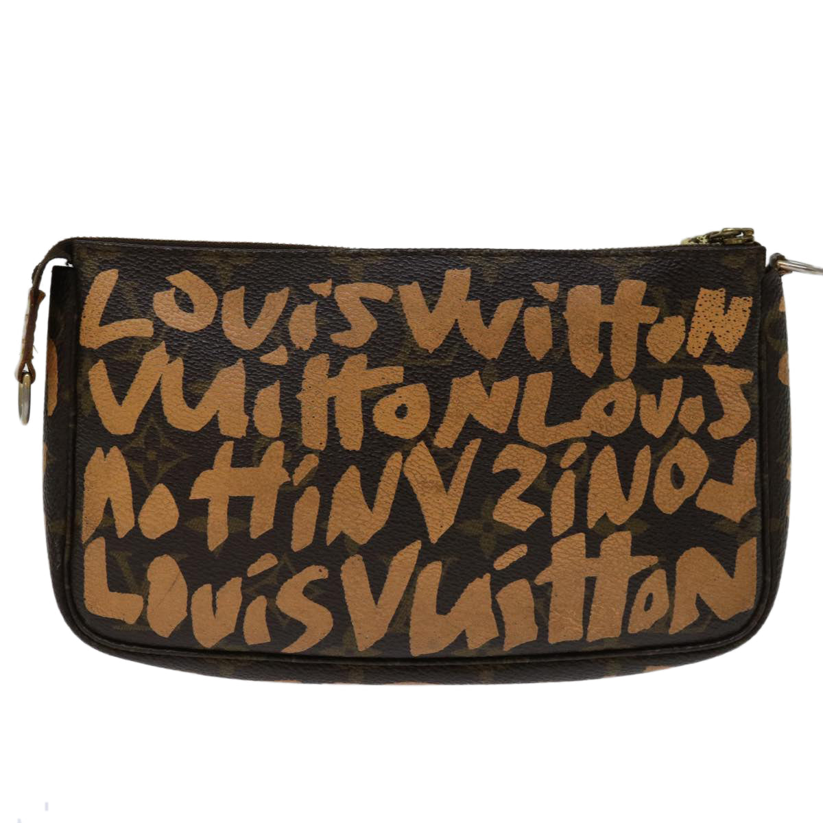 Louis Vuitton Pochette Accessoire  Canvas Clutch Bag ()