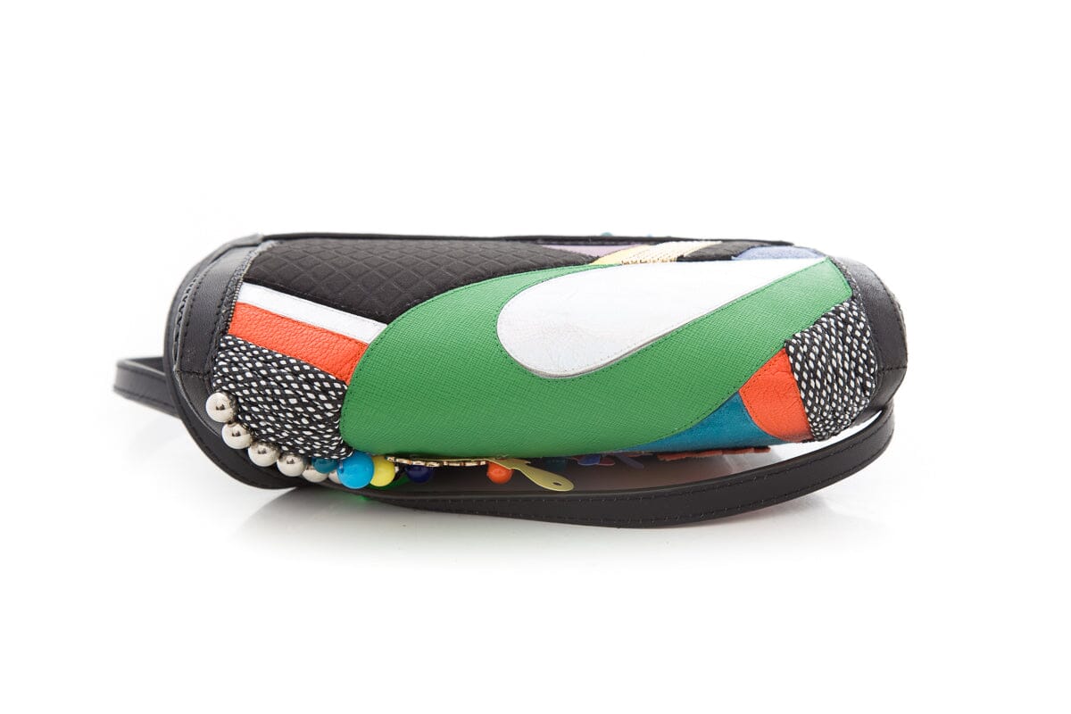 Beavaldes Patchwork Multi-Color Sequin Detail Cross-Body