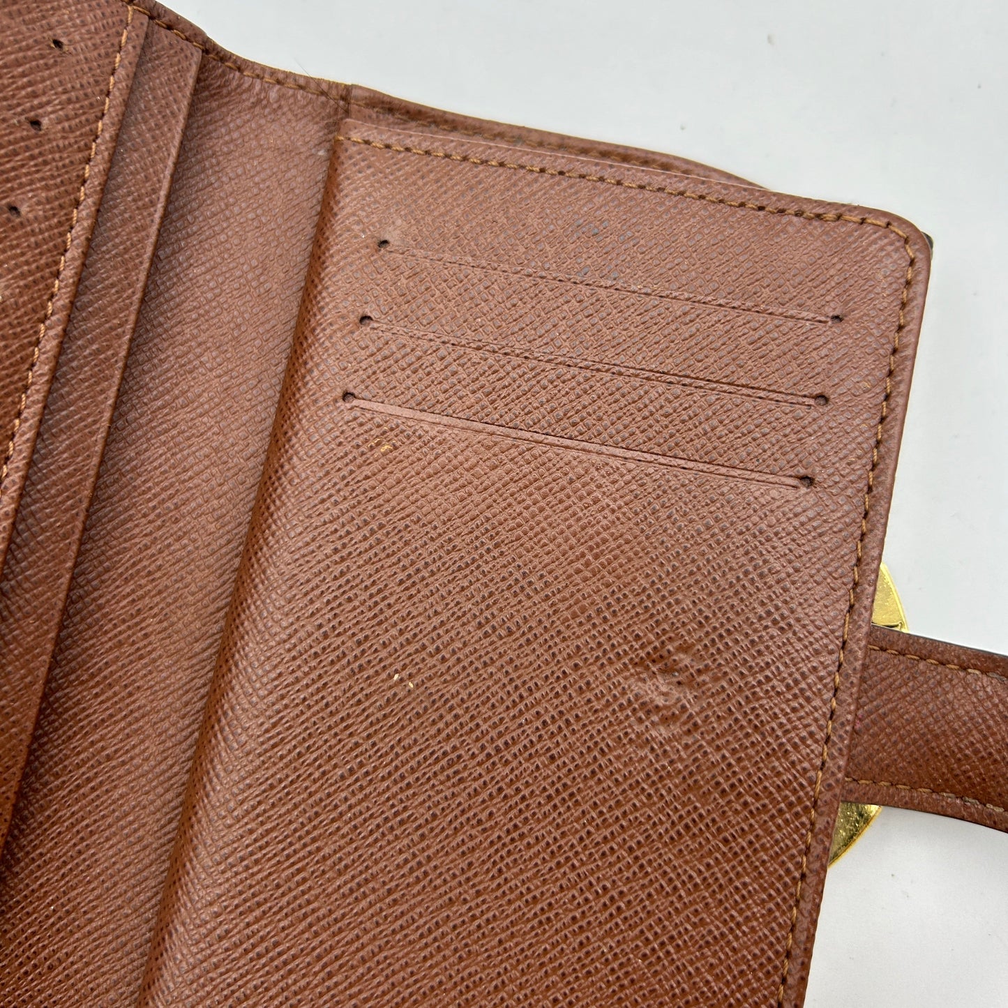 Louis Vuitton Monogram Canvas Port Feuille Vienoise French Purse Wallet lv3323vd