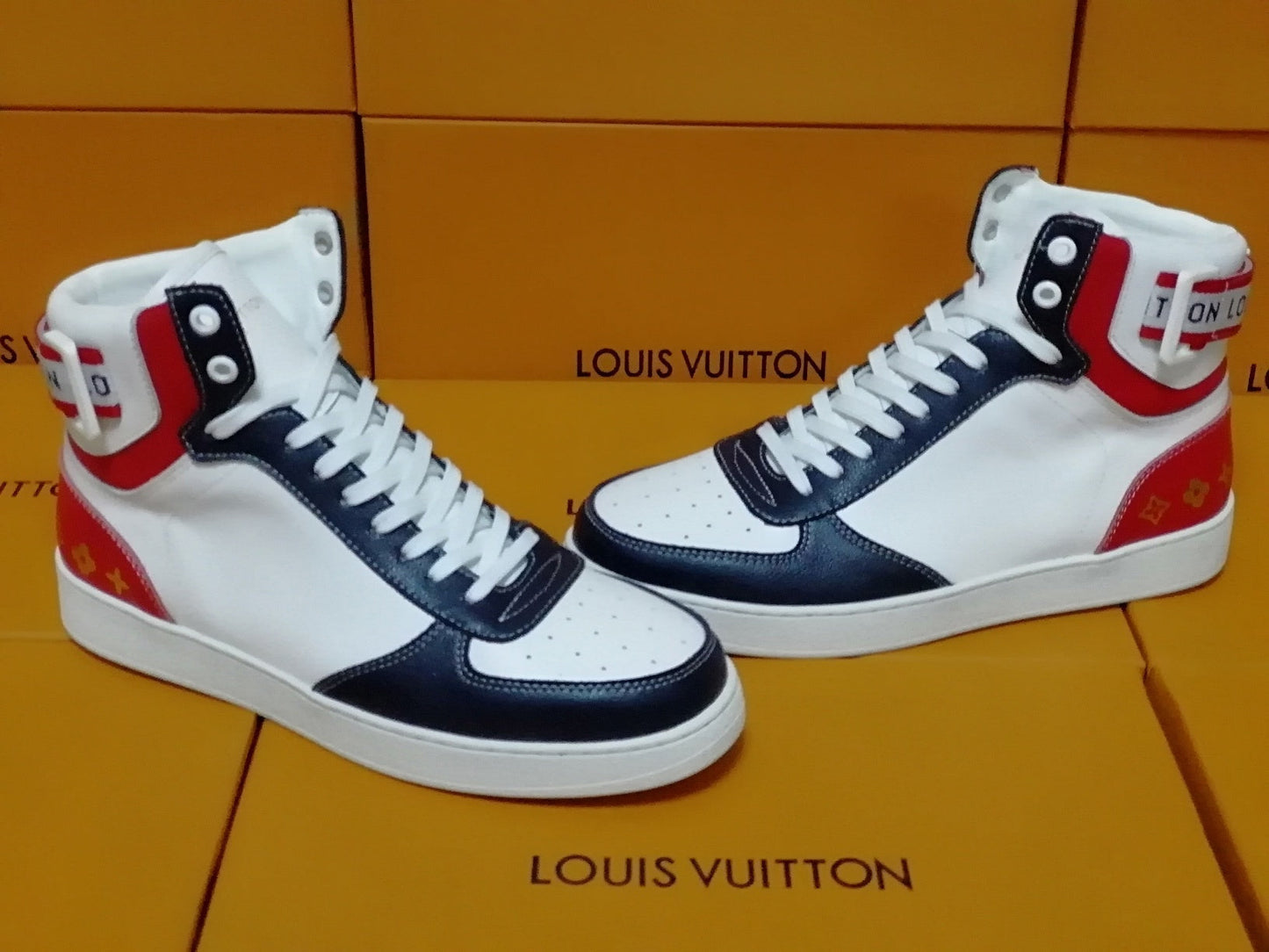 GLM - Luv Rivoli Black Red Sneaker