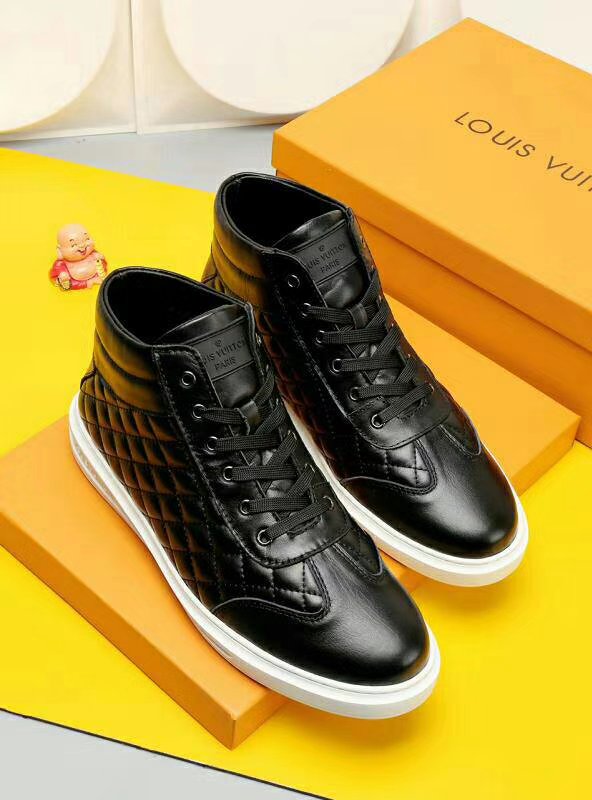 GLM - LUV HIgh Top Metal Black Sneaker