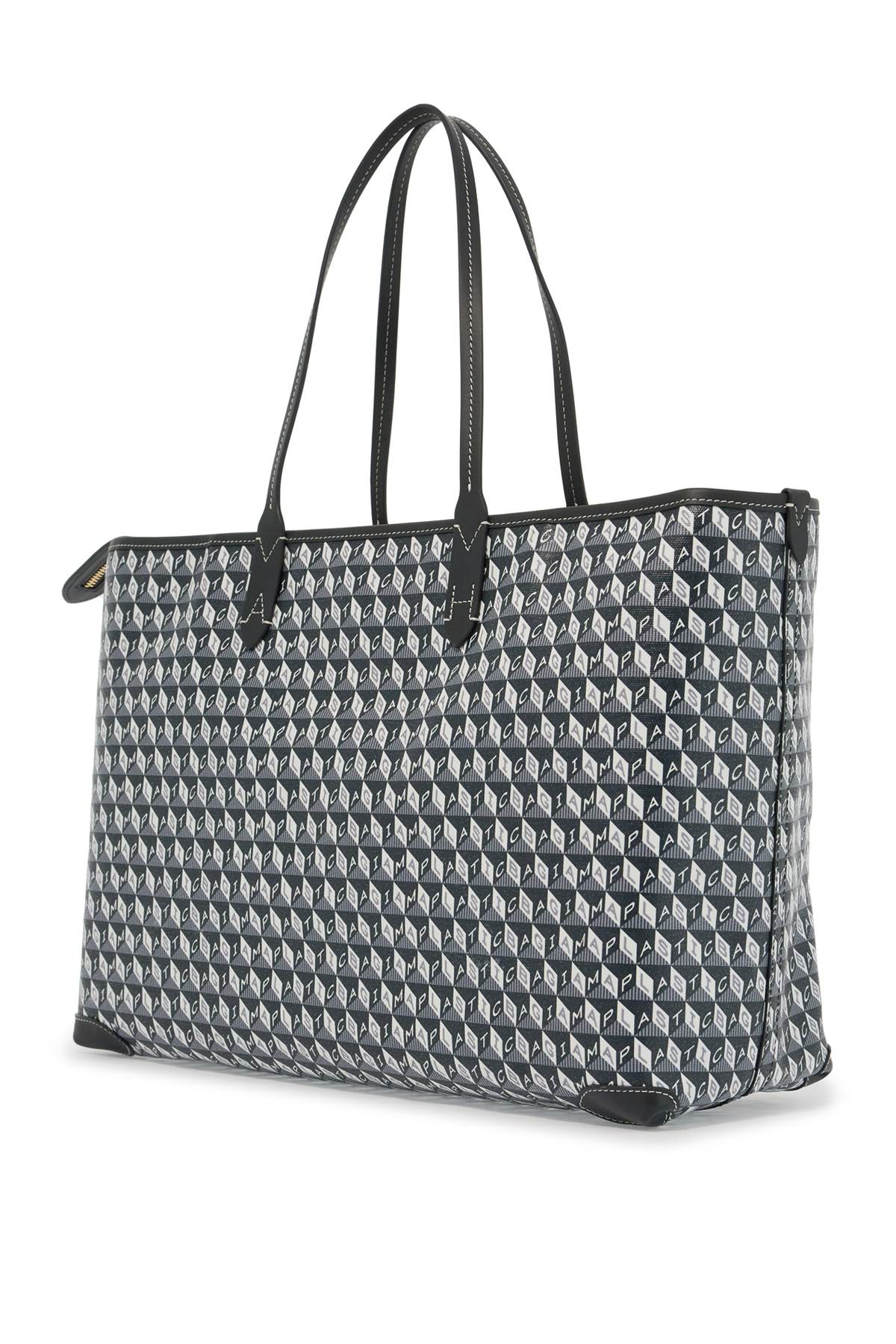 Anya Hindmarch I Am A Plastic Bag Zipped Motif Tote Bag Women