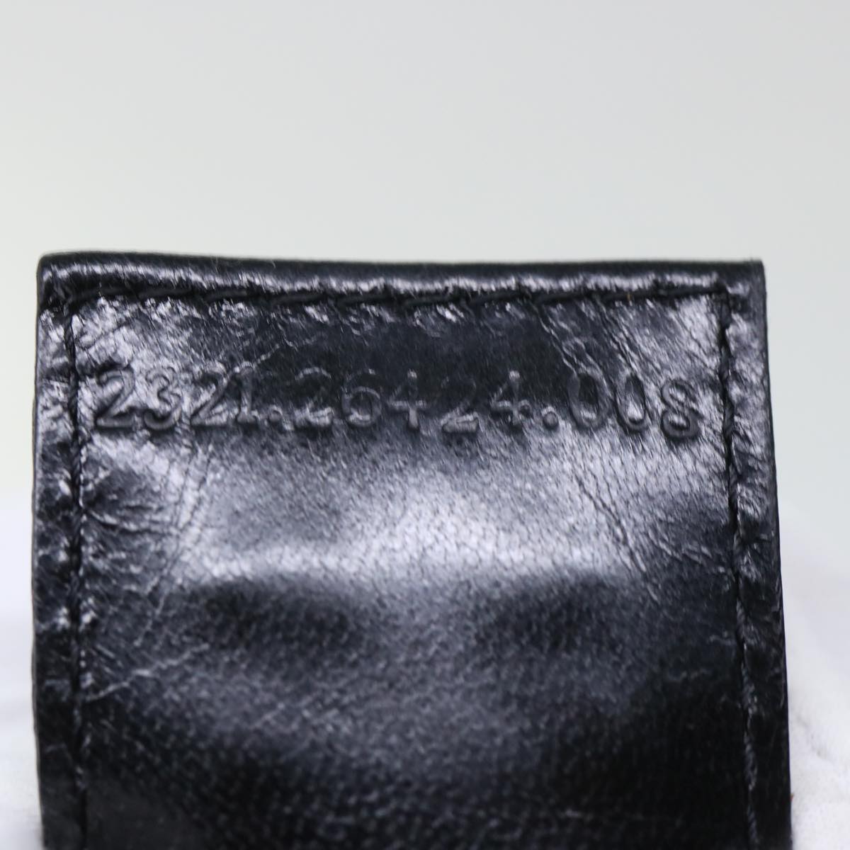 FENDI Mamma Baguette Shoulder Bag Nylon Black 50576