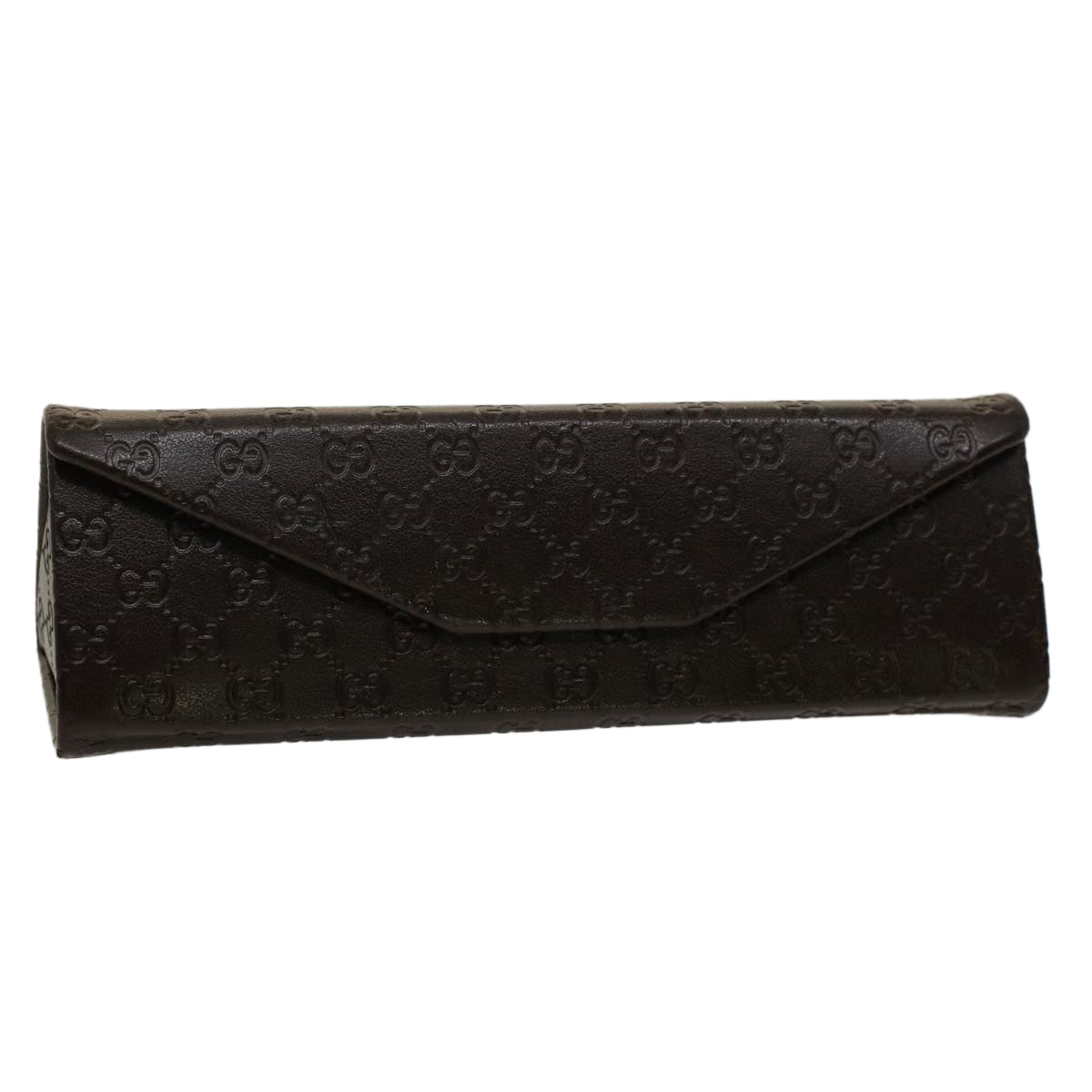 GUCCI Micro GG Canvas Guccissima Glasses Case Black 50846