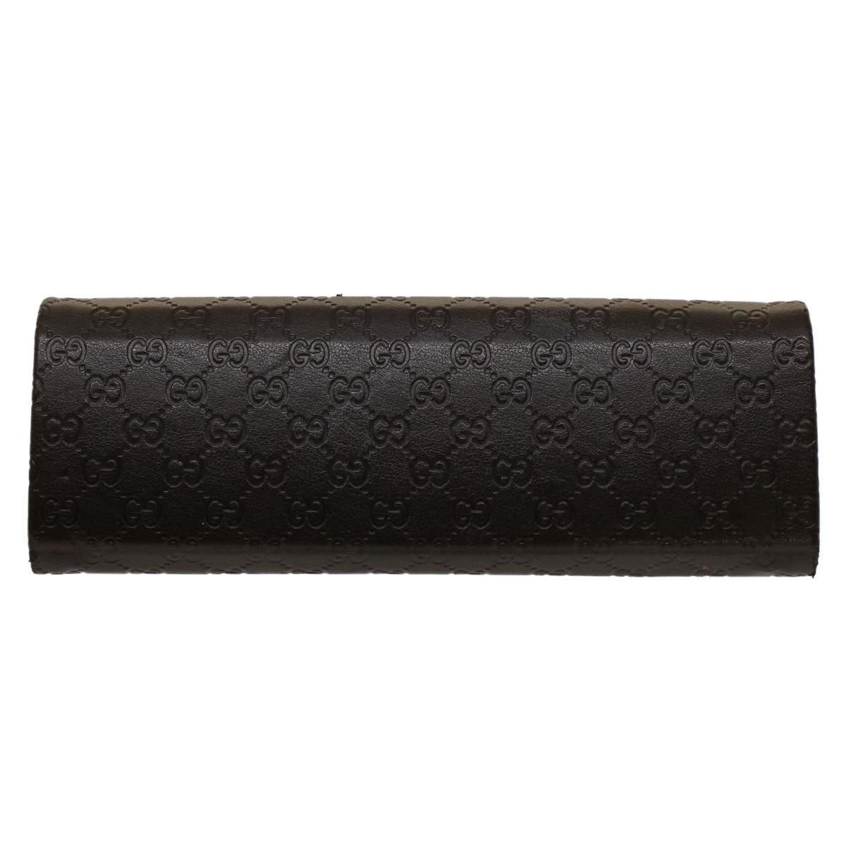 GUCCI Micro GG Canvas Guccissima Glasses Case Black 50846