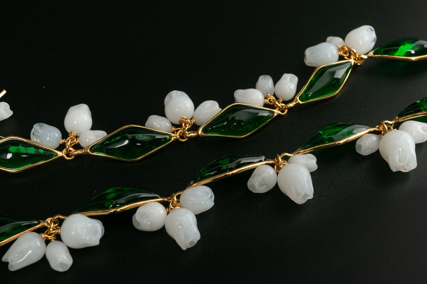 Collier plastron en pÃƒÆ’Ã‚Â¢te de verre Augustine