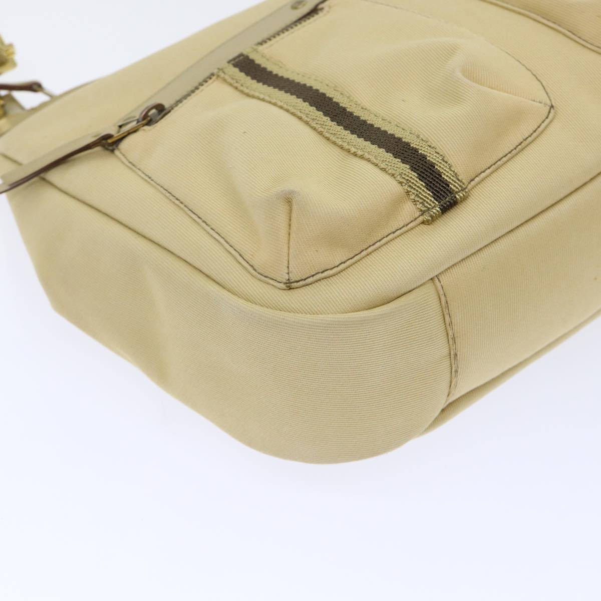 GUCCI Shoulder Bag Canvas Beige 90762 51000