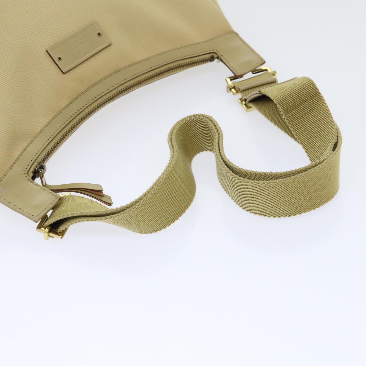 GUCCI Shoulder Bag Canvas Beige 90762 51000