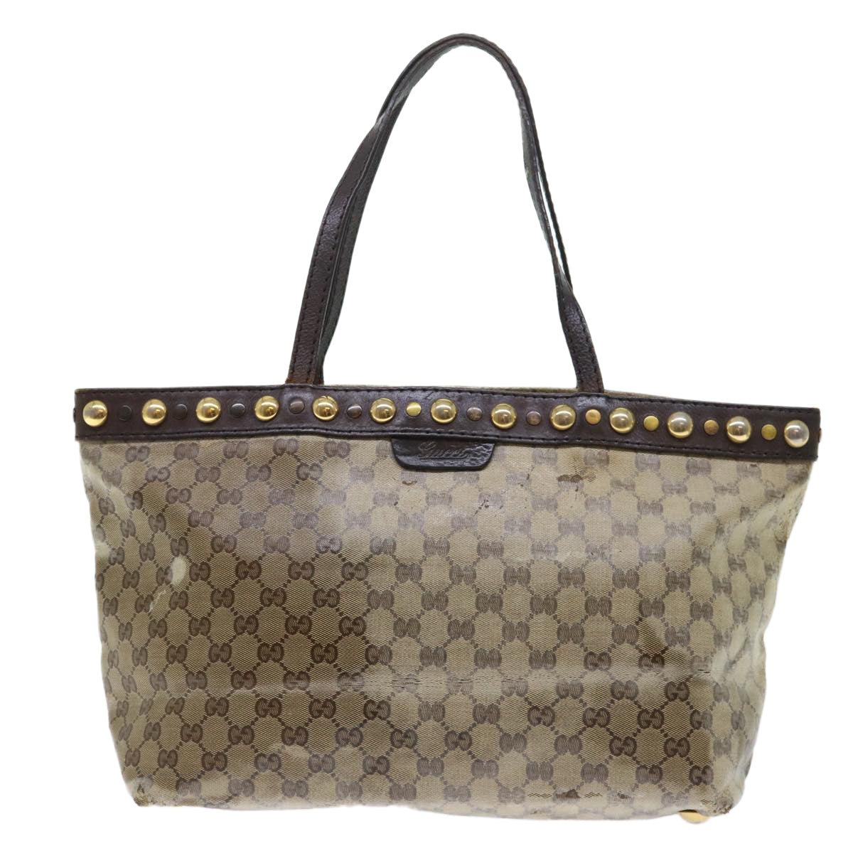 GUCCI GG Crystal Tote Bag Beige 207291 51003