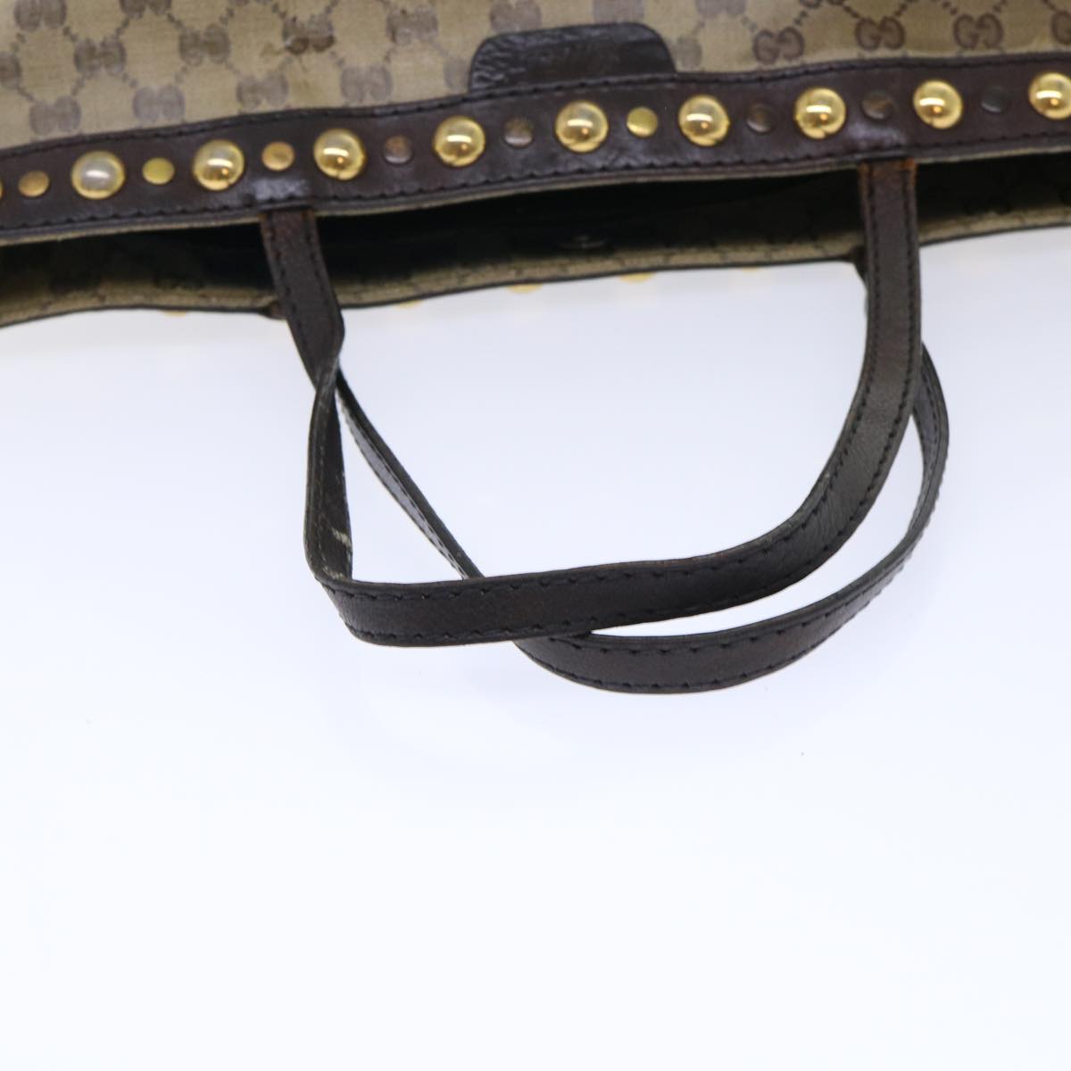 GUCCI GG Crystal Tote Bag Beige 207291 51003