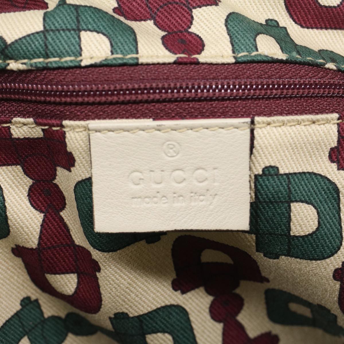 GUCCI GG Canvas Guccissima Hand Bag Beige 211944 51009