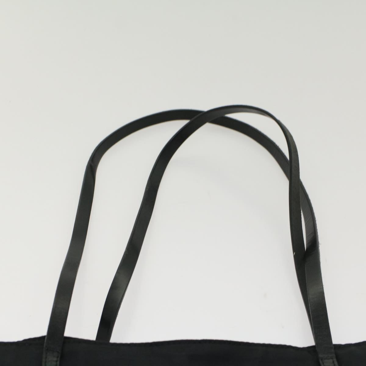 FENDI Zucca Canvas Shoulder Bag Black 51038