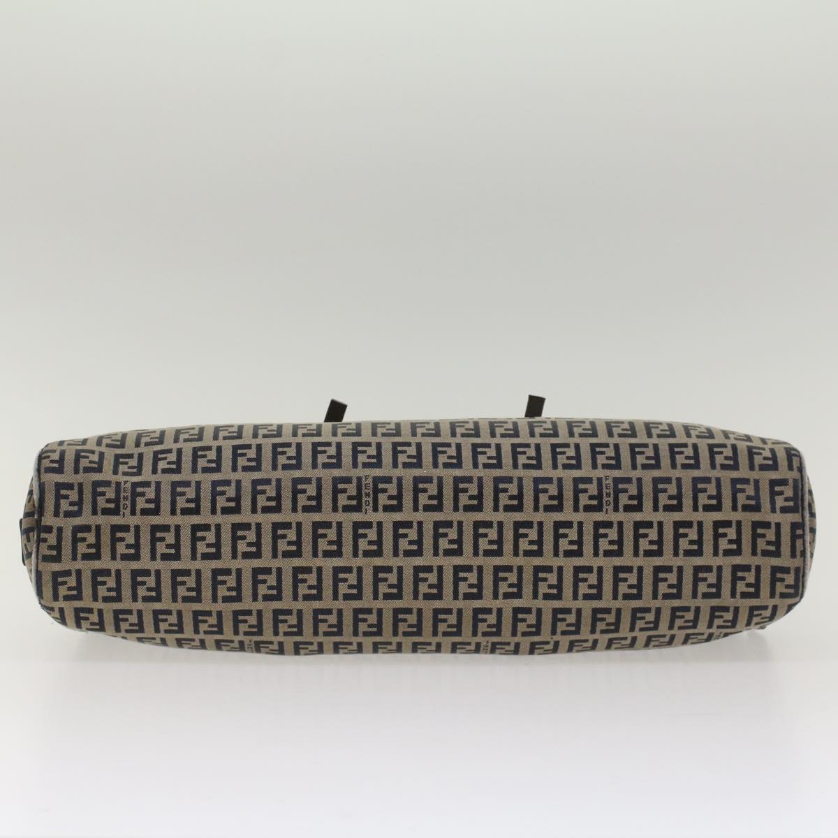 FENDI Zucchino Canvas Hand Bag Navy 51041