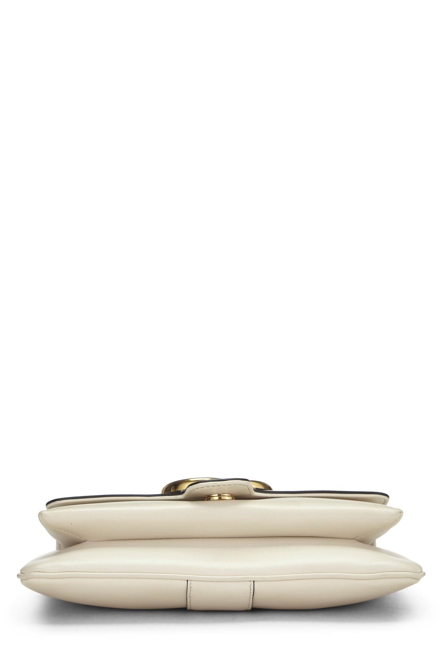 Gucci,  White Leather Arli Shoulder Bag Small, White