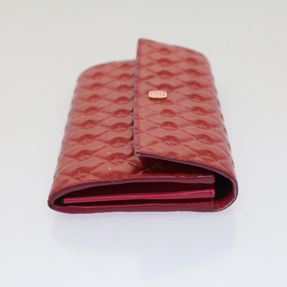 FENDI Long Wallet Patent leather Pink 51304