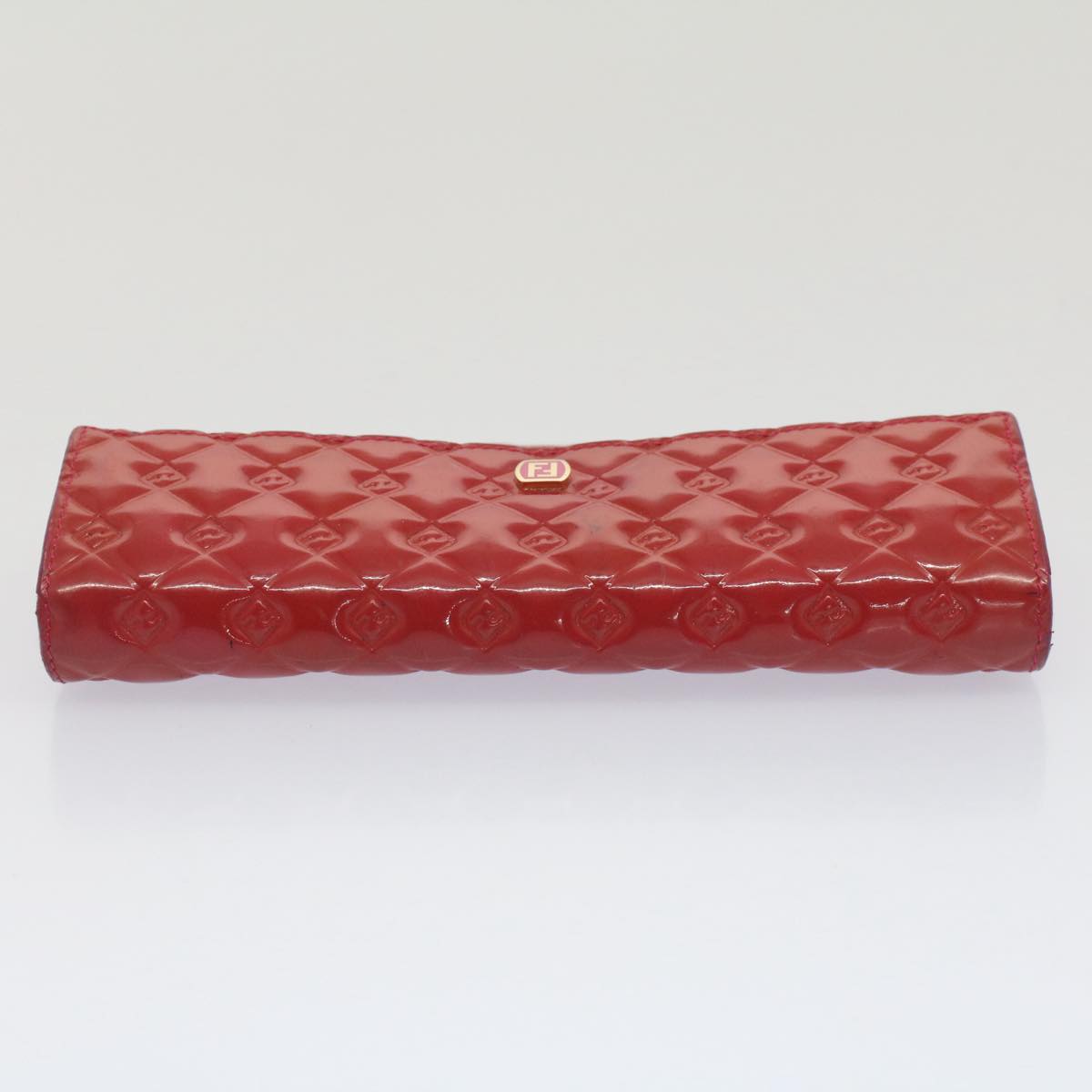 FENDI Long Wallet Patent leather Pink 51304
