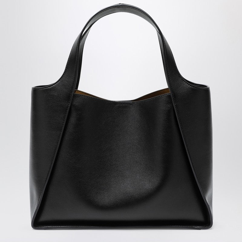 Stella Mccartney Black Medium Stella Logo Bag Women