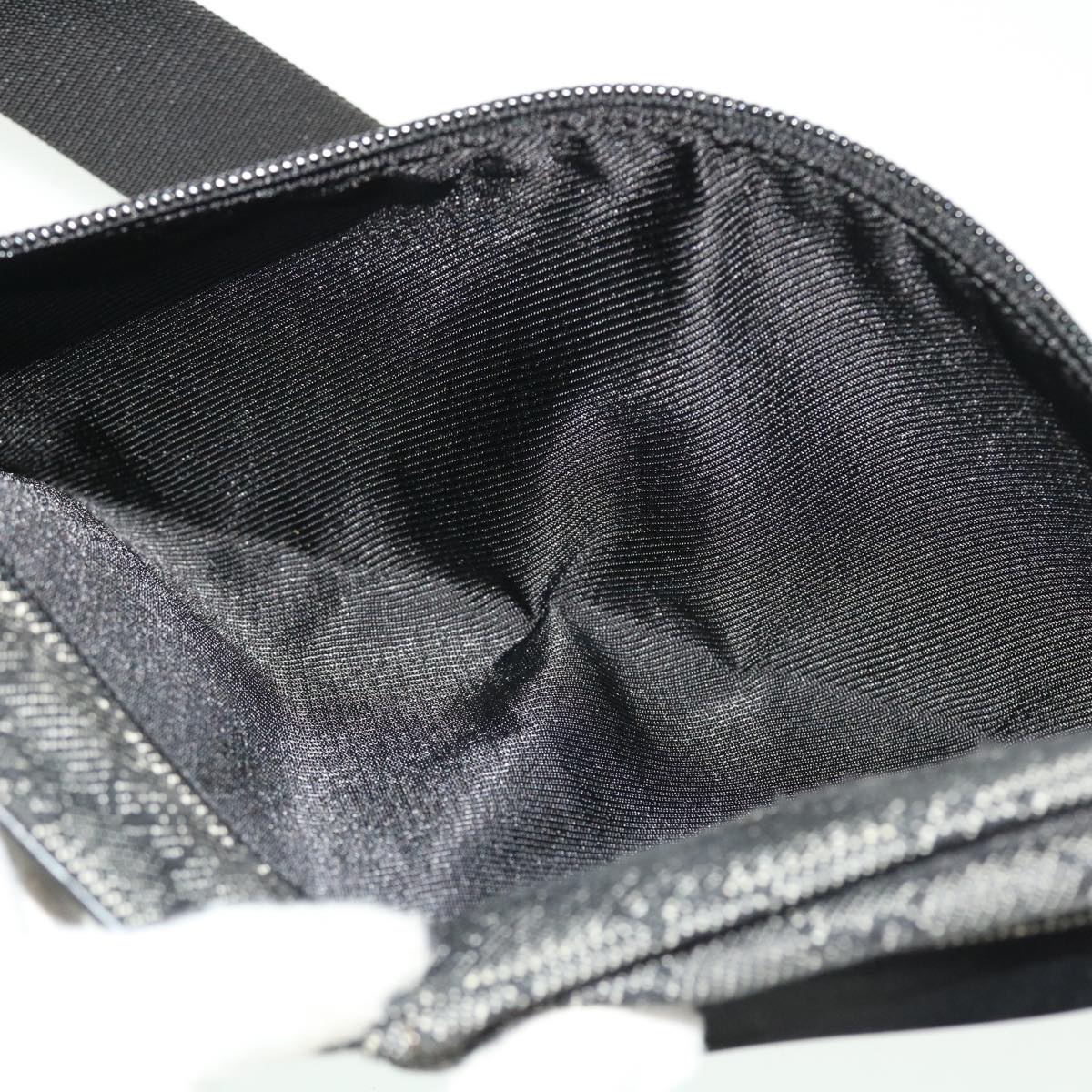 GUCCI GG Canvas Waist bag Leather Gray 28566 51469