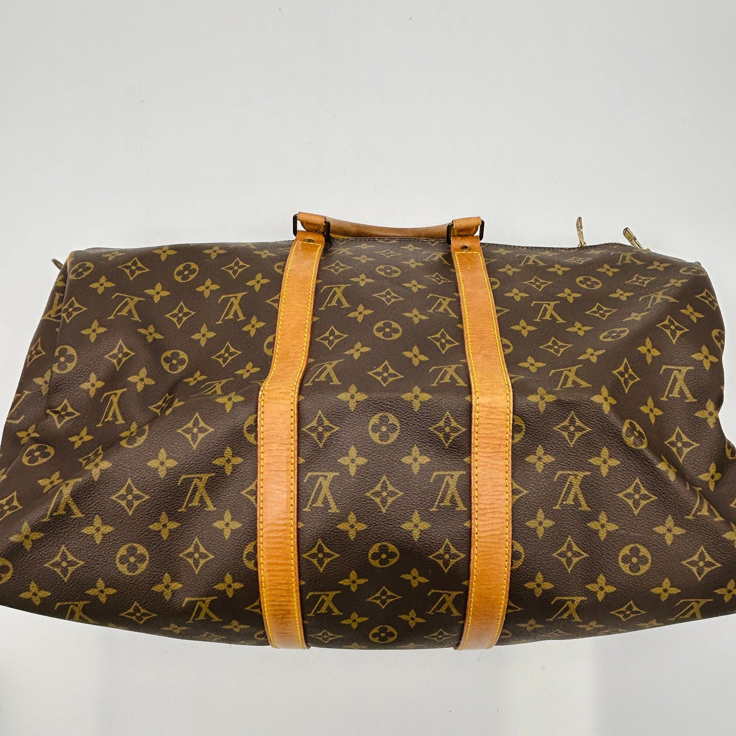 Louis Vuitton Monogram Keepall Bandouliere 60 Brown Boston Bag WD884168