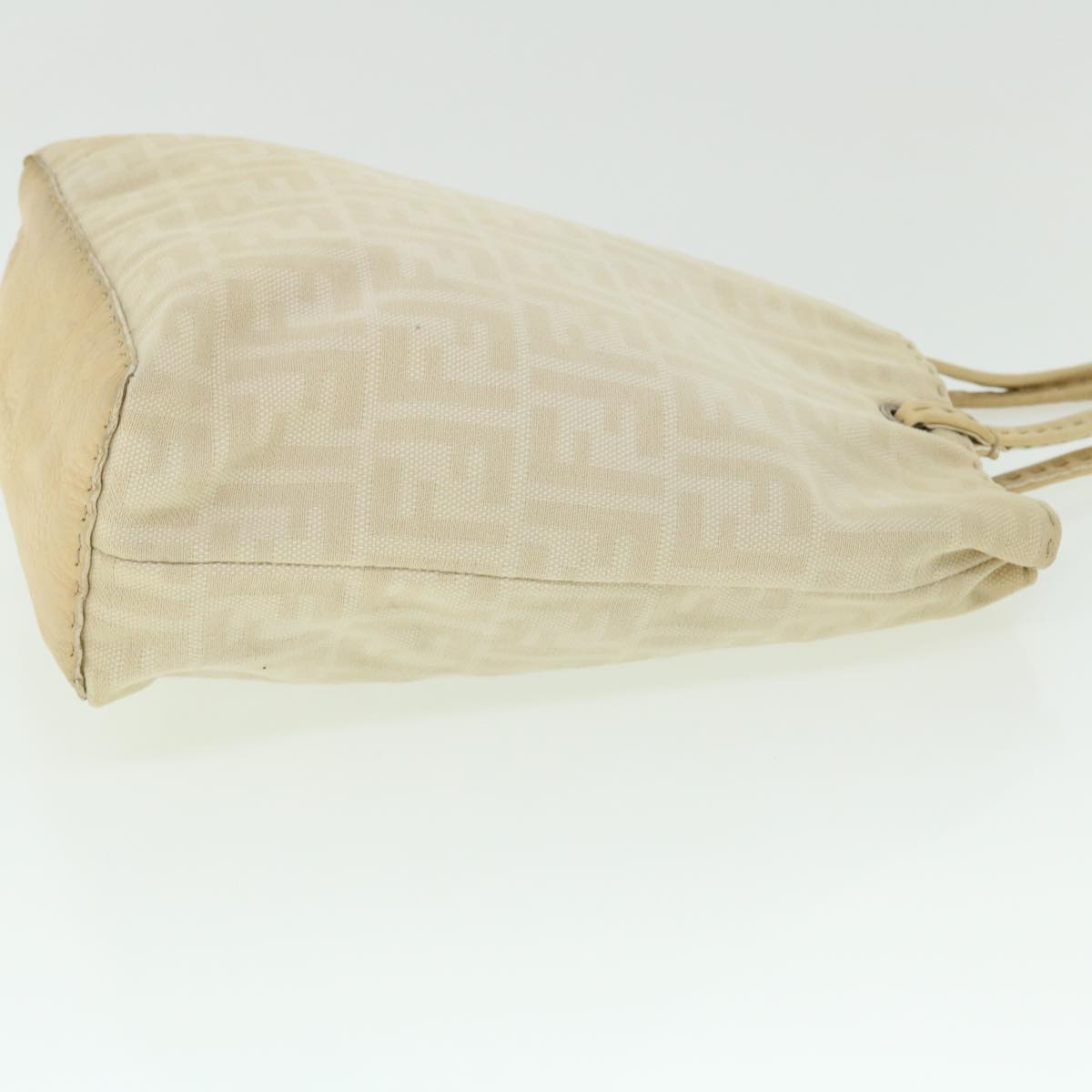 FENDI Zucca Canvas Celeria Tote Bag Beige 51655
