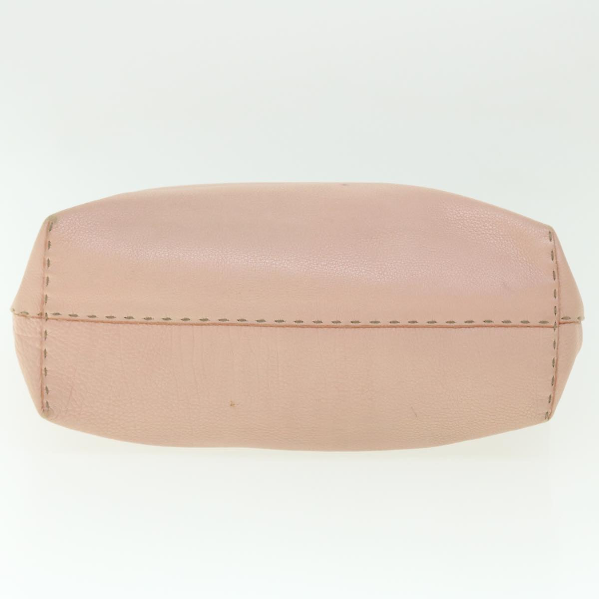 FENDI Celeria Tote Bag Leather Pink 51657