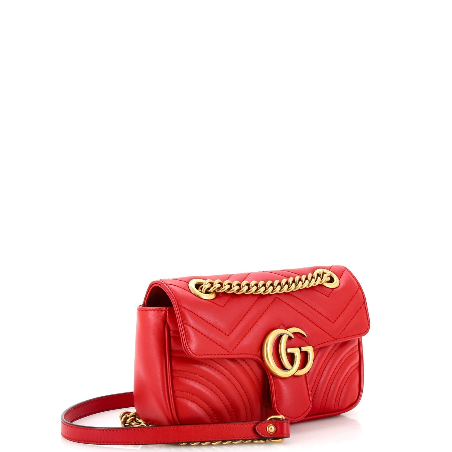 GG Marmont Flap Bag Matelasse Leather Mini