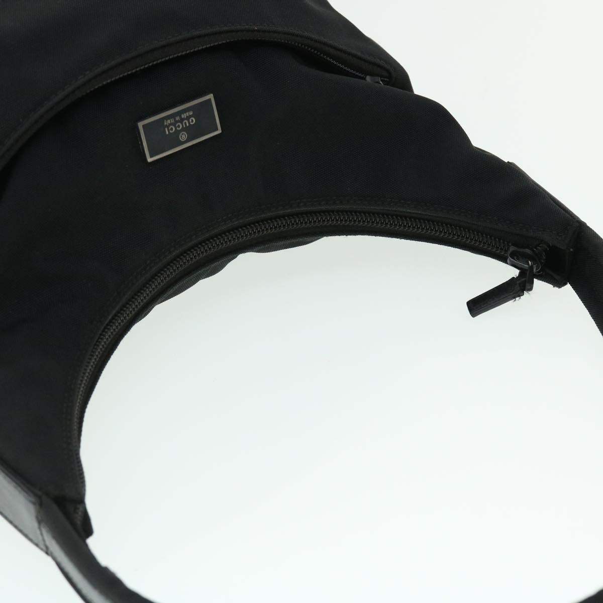 GUCCI Shoulder Bag Nylon Black 51843