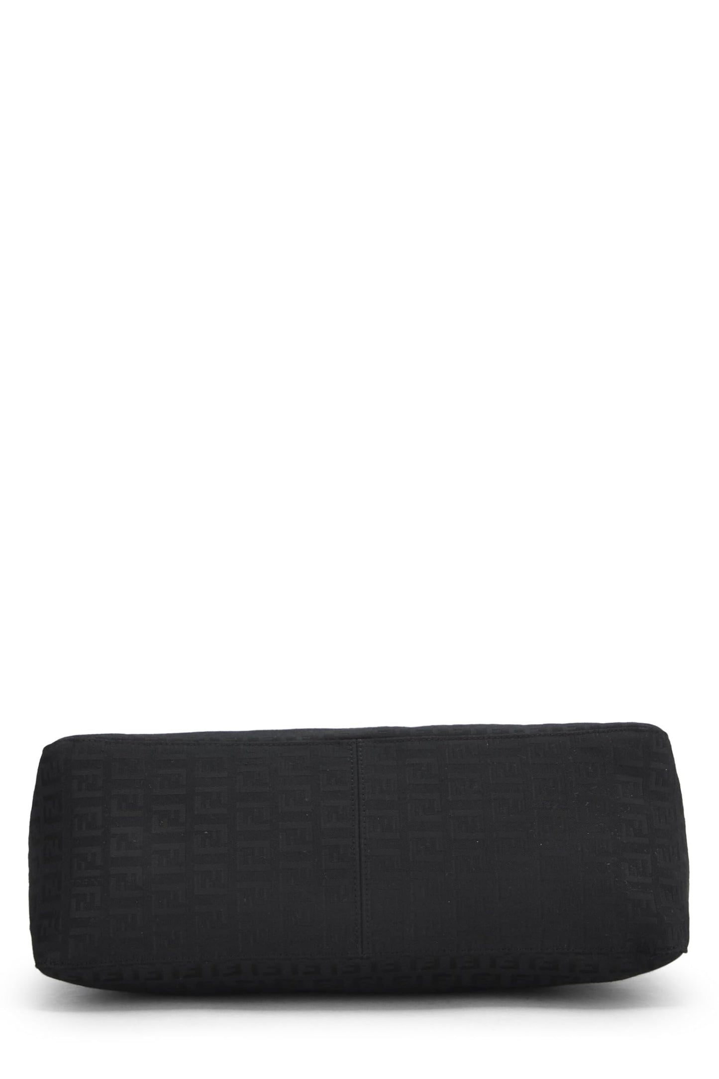 Fendi,  Black Zucchino Canvas Tote Small, Black