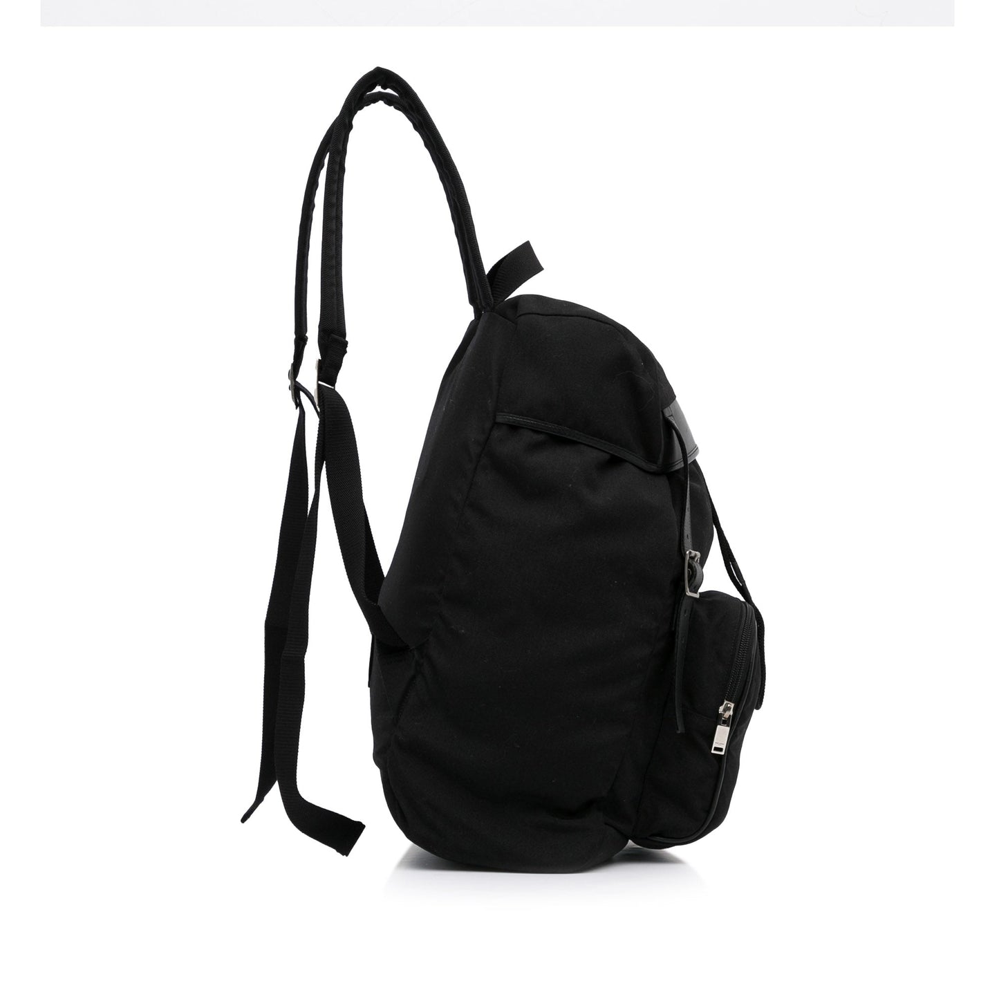 Yves Saint Laurent Utilitarian Hunting Backpack Black Canvas