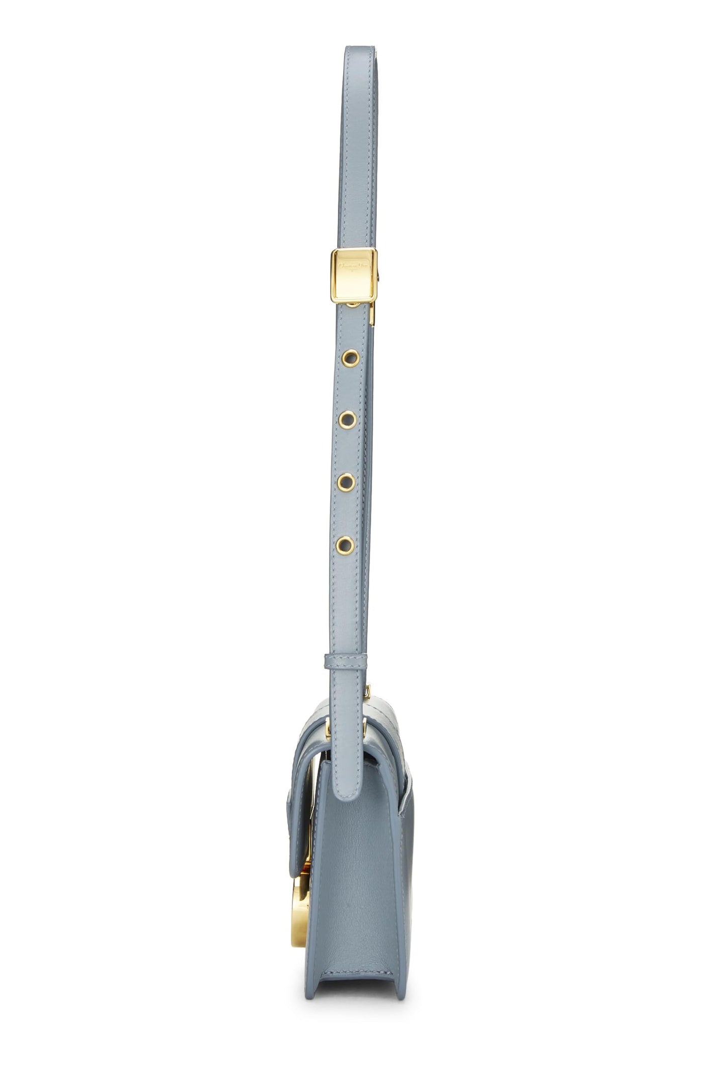 Dior,  Blue Calfskin 30 Montaigne Bag Micro, Grey