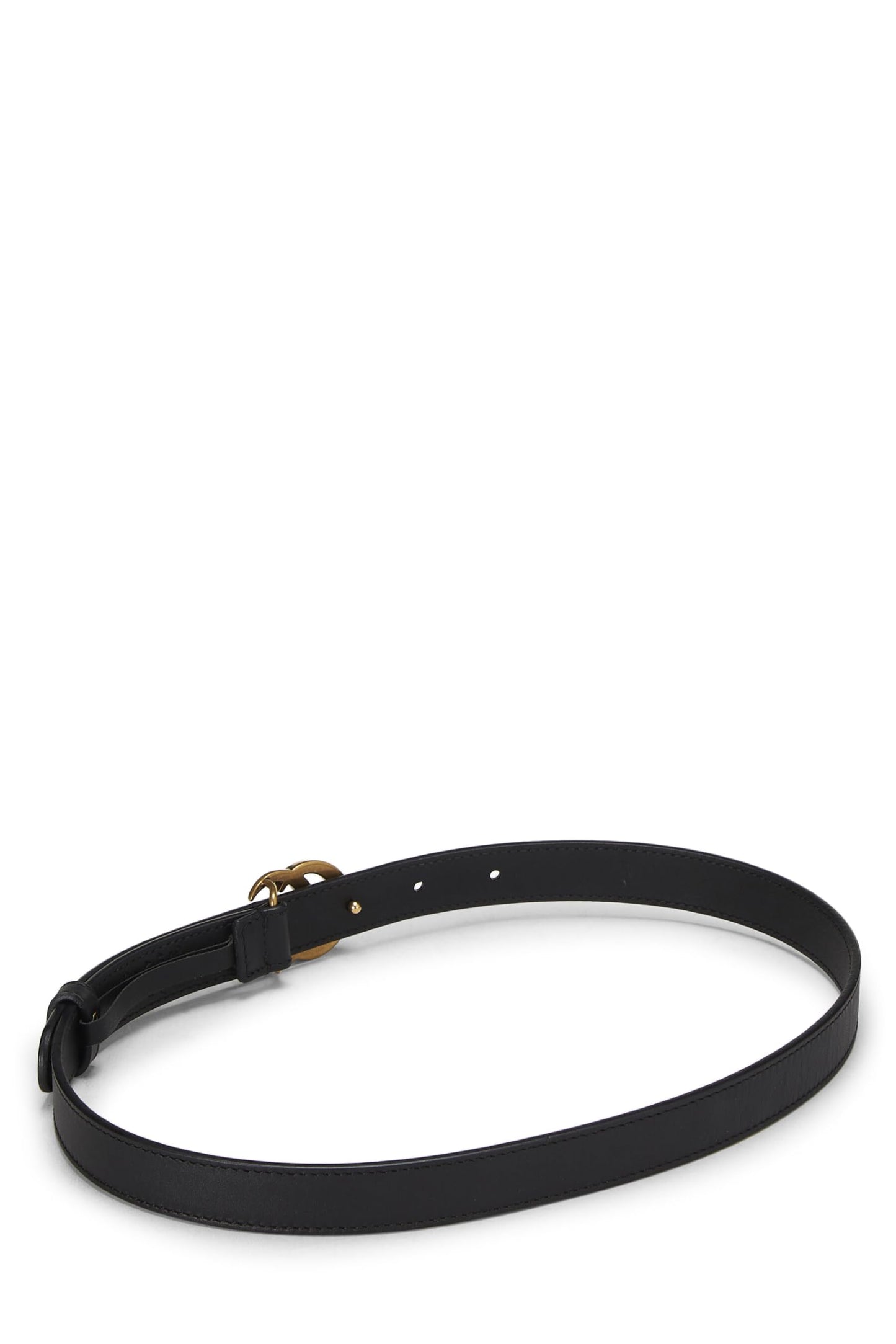 Gucci,  Black Gucci Signature Leather Belt 85, Black