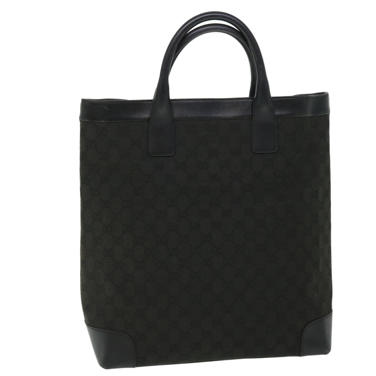 GUCCI GG Canvas Hand Bag Black 002 1121 1669 52251
