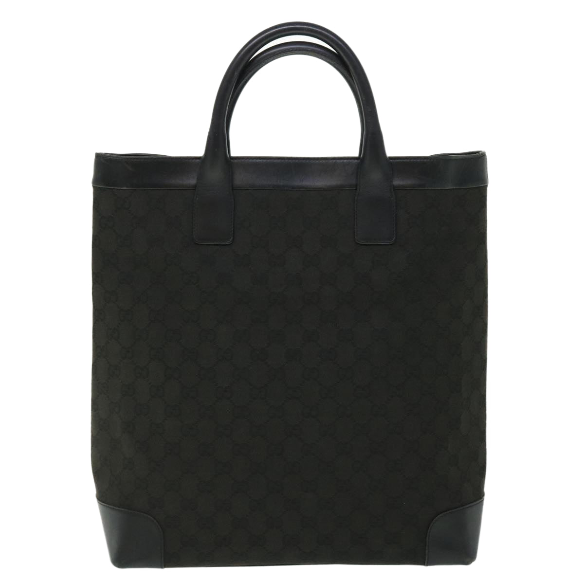 GUCCI GG Canvas Hand Bag Black 002 1121 1669 52251