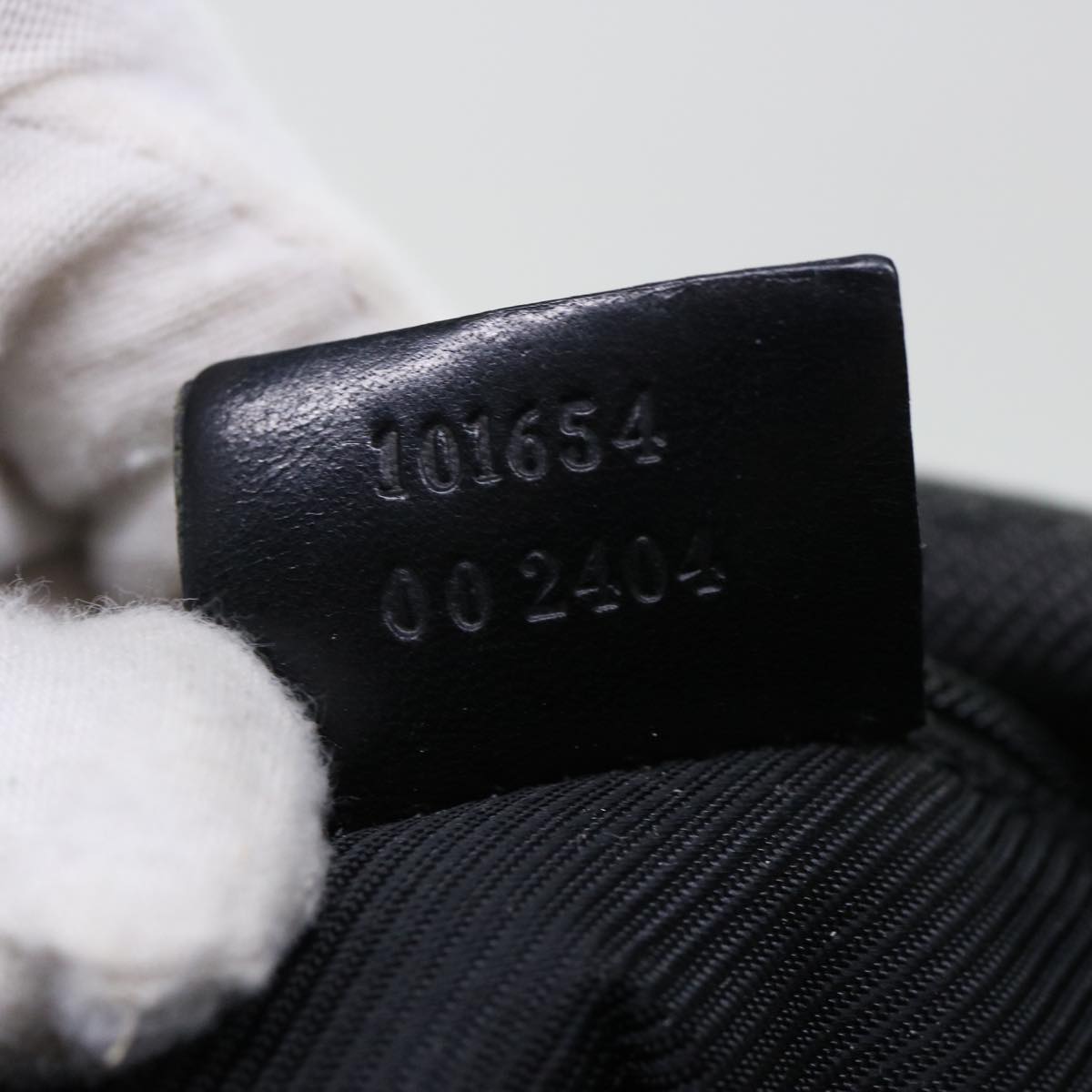 GUCCI GG Canvas Shoulder Bag Black 101654 52265