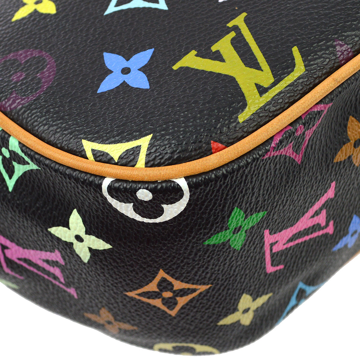 Louis Vuitton 2007 Black Monogram Multicolor Gracie MM M92591