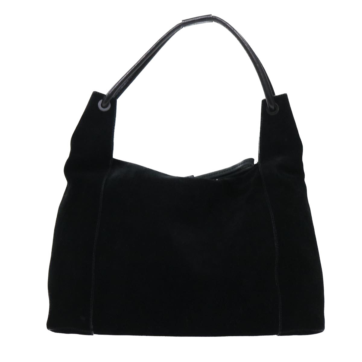 GUCCI Shoulder Bag Suede Black 101292 52429
