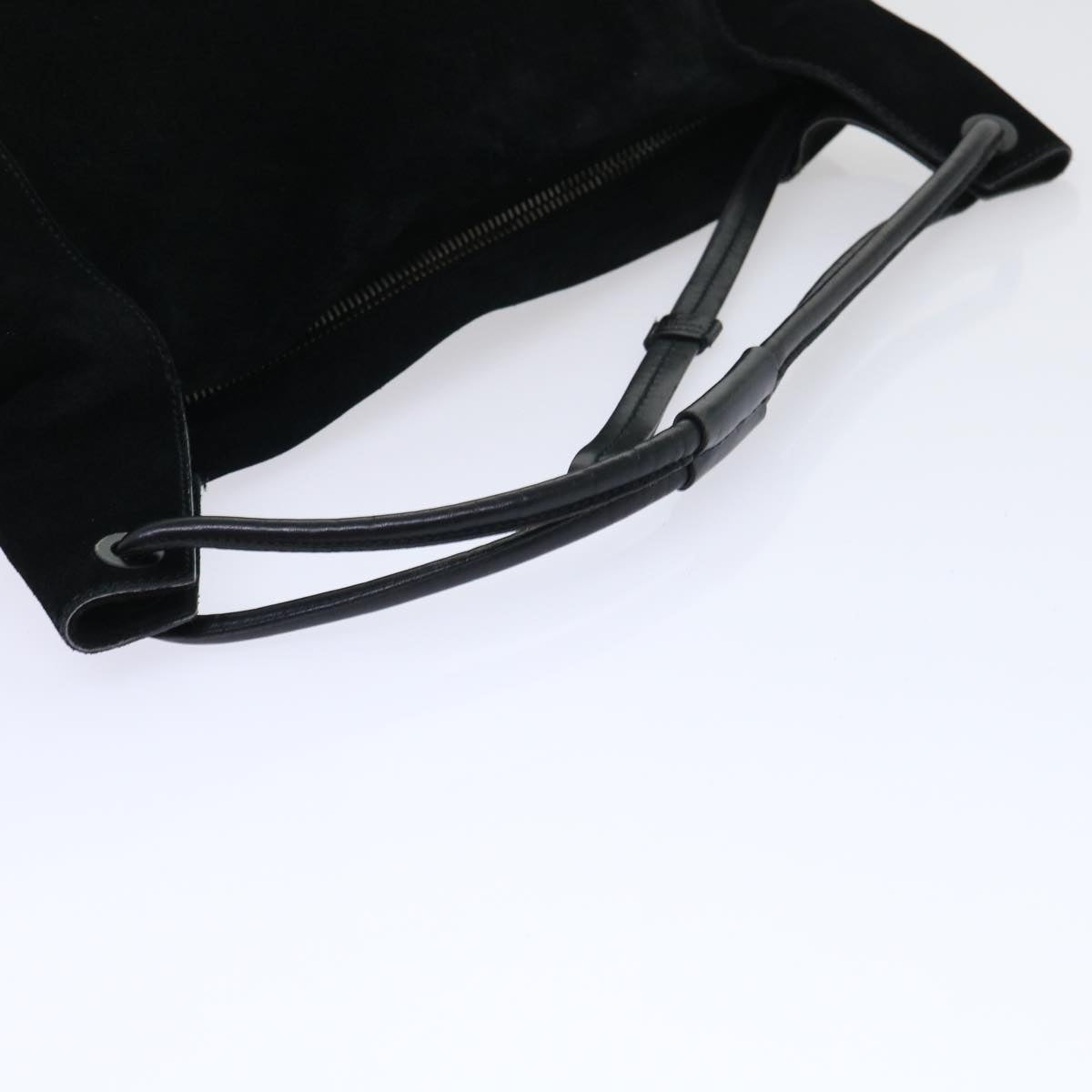GUCCI Shoulder Bag Suede Black 101292 52429