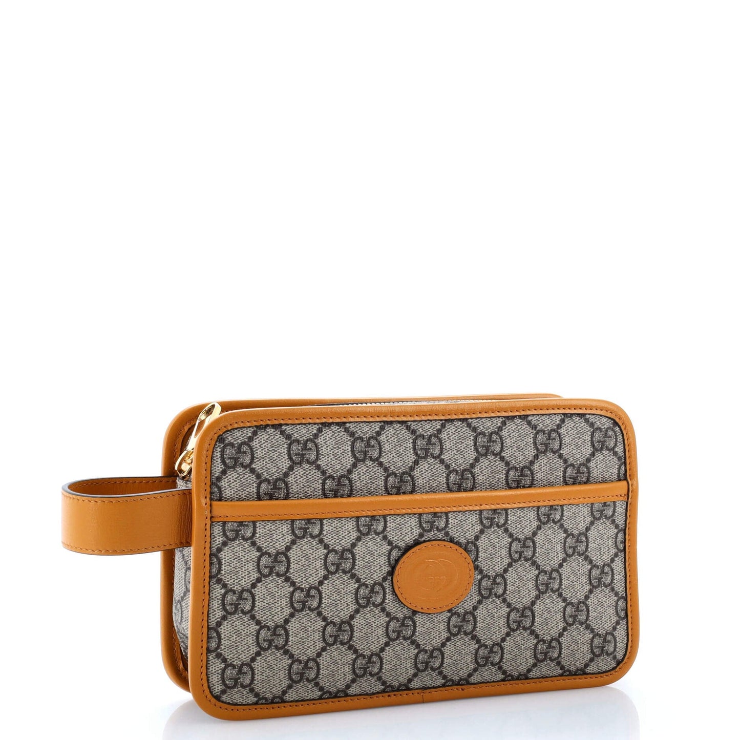 Interlocking G Patch Toiletry Case GG Coated Canvas