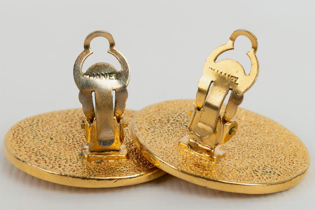 Boucles d'oreilles trÃƒÆ’Ã‚Â¨fle Chanel
