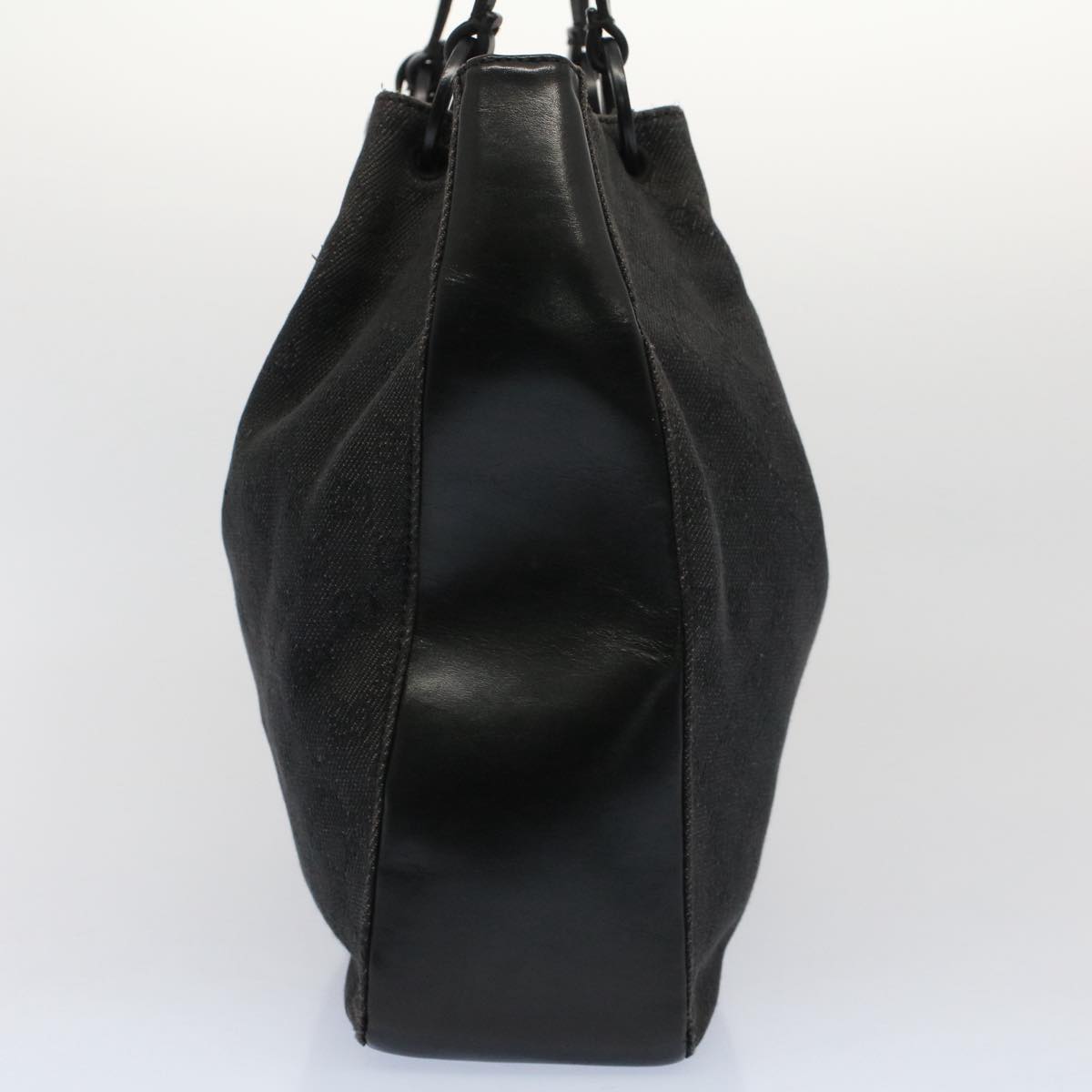 GUCCI GG Canvas Tote Bag Black 52748