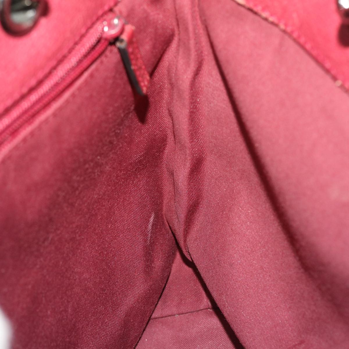 GUCCI GG Canvas Tote Bag Beige Red 52753
