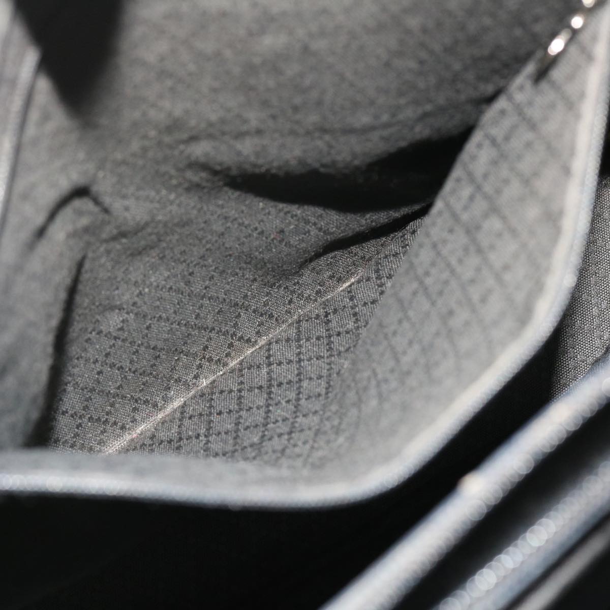 GUCCI GG Canvas Bamboo Hand Bag Nylon Black 52760