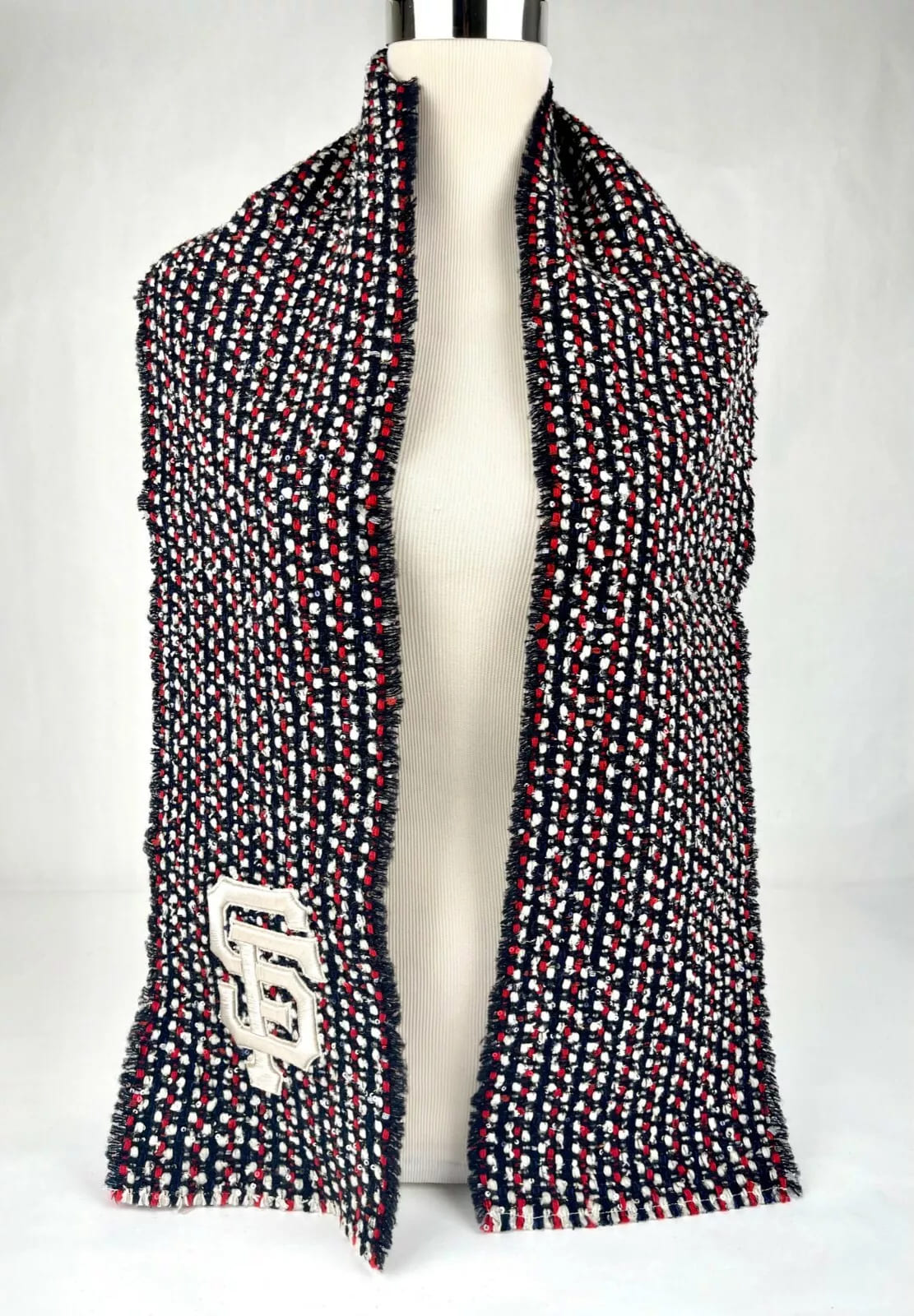 New Gucci SF Giant  Wool Blend Long Scarf