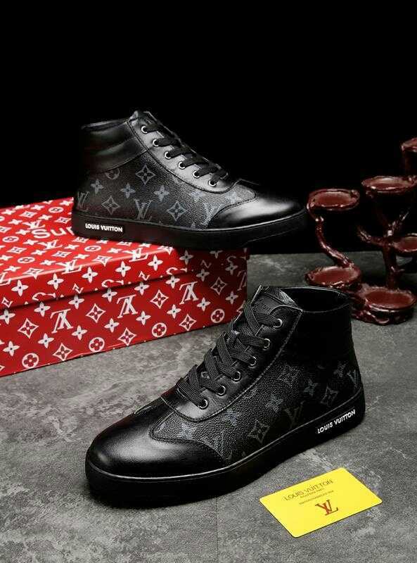GLM - LUV HIgh Top Black Sneaker