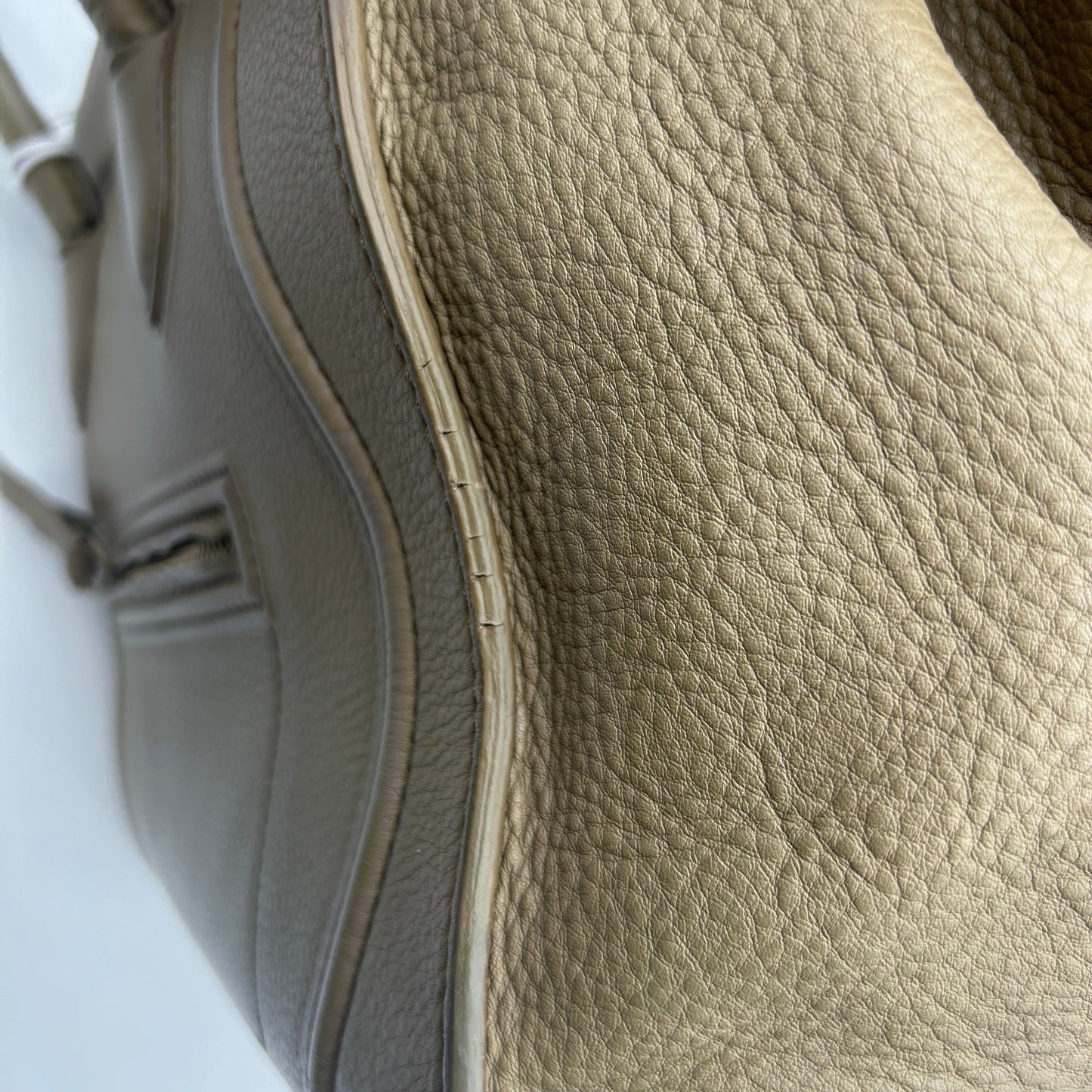 Celine Phantom Luggage Camel Supple Calfskin Leather Tote Bag Small