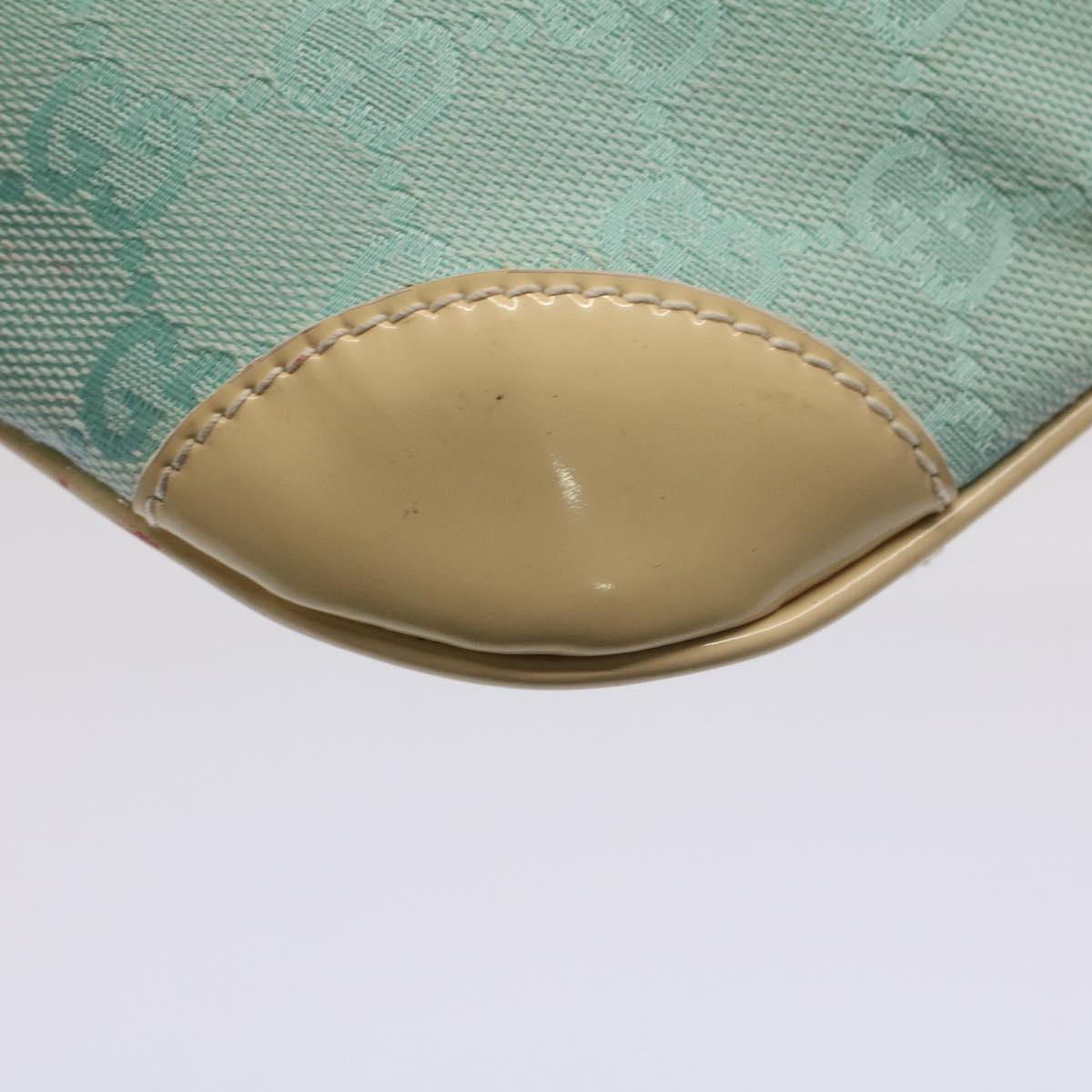 GUCCI GG Canvas Shoulder Bag Light Blue 001 4158 53005