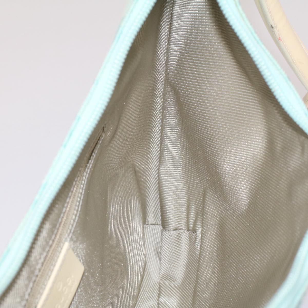 GUCCI GG Canvas Shoulder Bag Light Blue 001 4158 53005