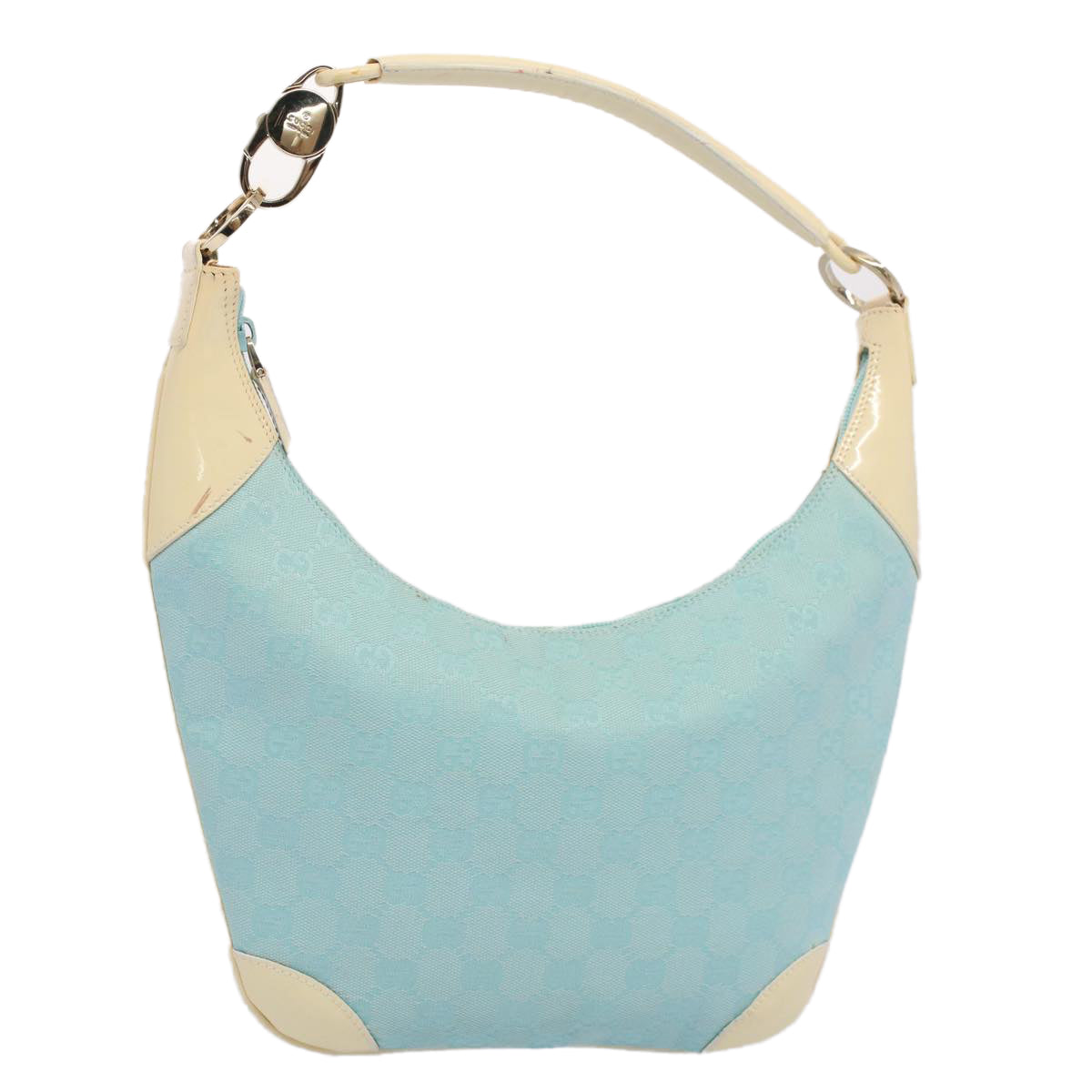 GUCCI GG Canvas Shoulder Bag Light Blue 001 4158 53005