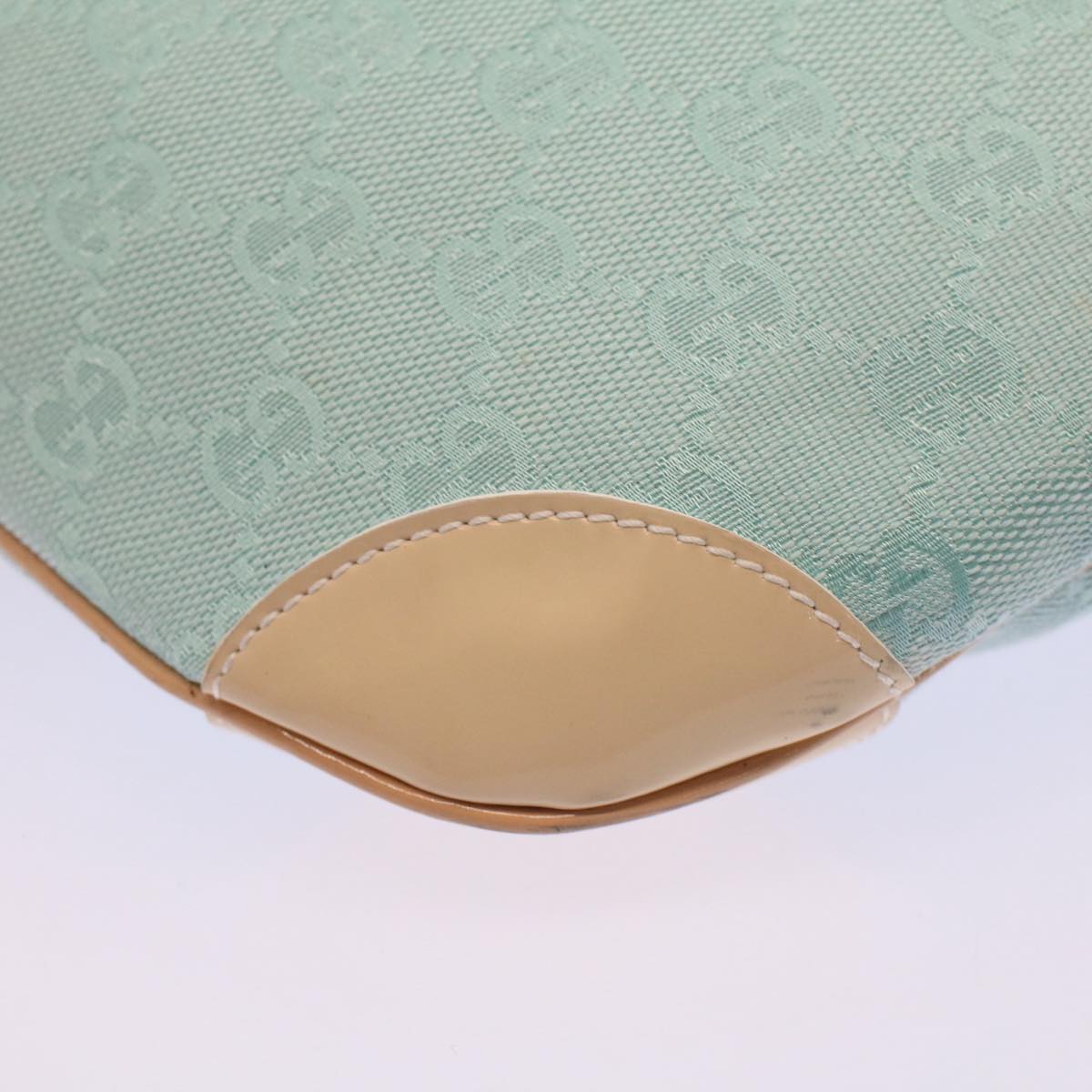 GUCCI GG Canvas Shoulder Bag Light Blue 001 4158 53006