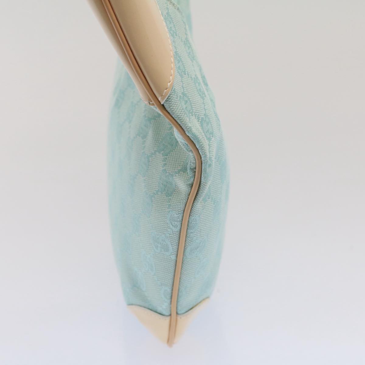 GUCCI GG Canvas Shoulder Bag Light Blue 001 4158 53006